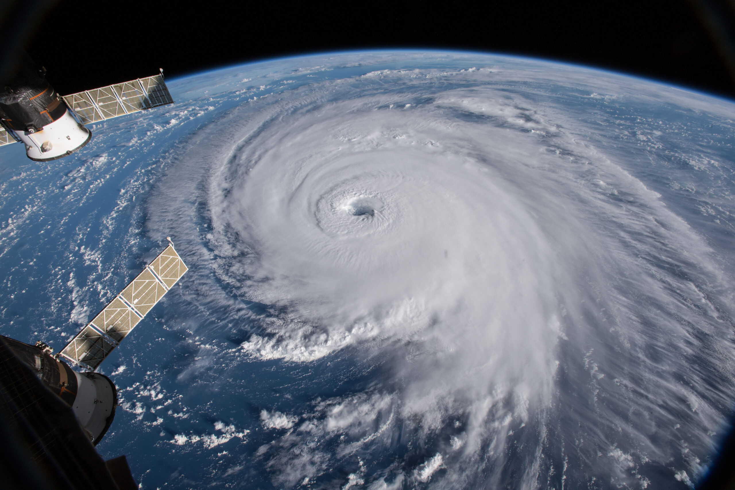 Dramatic Views of a Hurricane from the International Space Station